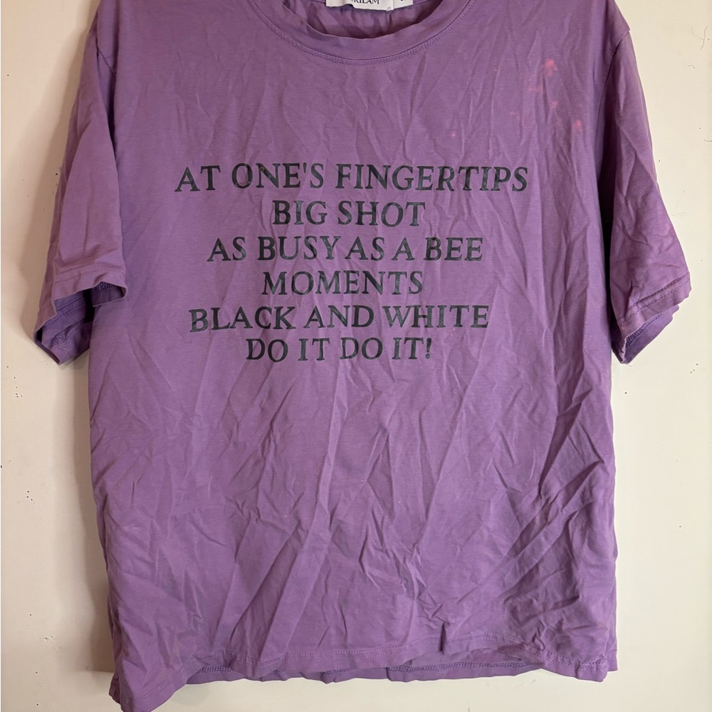 Purple Graphic Tee